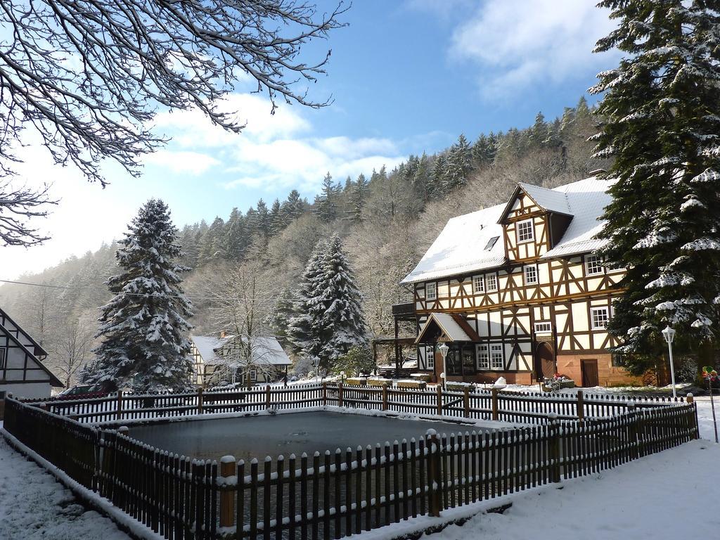 Hof Guttels Waldgasthof Ferienpension ローテンブルク・アン・デア・フルダ エクステリア 写真